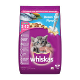 WHISKAS Kitten Dry Food, Ocean Fish with Milk 480gm